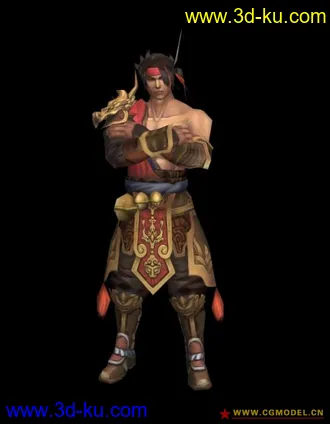 3D打印模型再发5个赤壁NPC+动作的图片