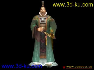 3D打印模型再发5个赤壁NPC+动作的图片