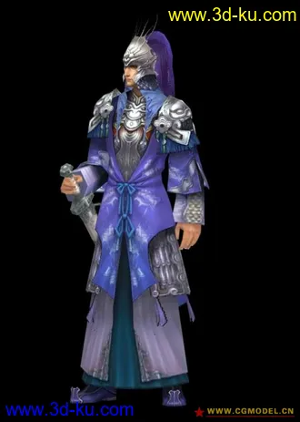 3D打印模型再发5个赤壁NPC+动作的图片