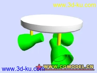 几个灯具的模型的图片