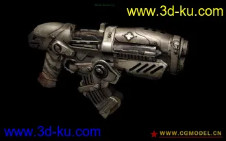 3D打印模型次世代游戏的枪的图片