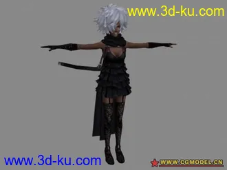 3D打印模型NO MORE HEROES 2 -shinobu的图片