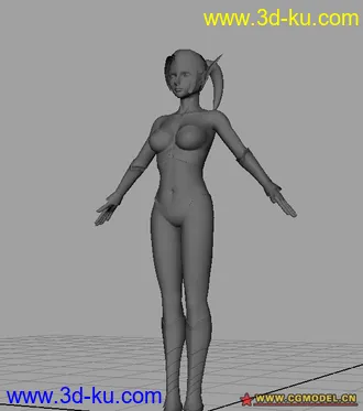 3D打印模型女女一个的图片