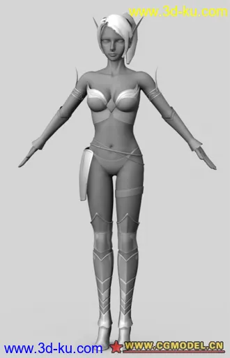 3D打印模型天堂人物的图片