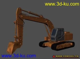 3D打印模型MAYA挖土机的图片