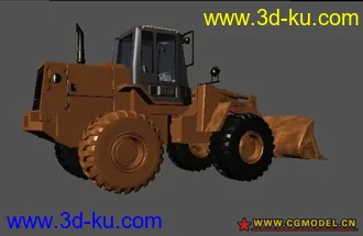 MAYA推土机模型的图片
