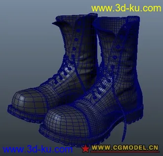 3D打印模型maya战靴的图片