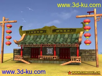 3D打印模型Q版客栈的图片