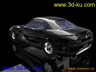 3D打印模型绝对帅气的跑车的图片