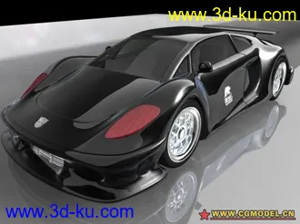 3D打印模型绝对帅气的跑车的图片