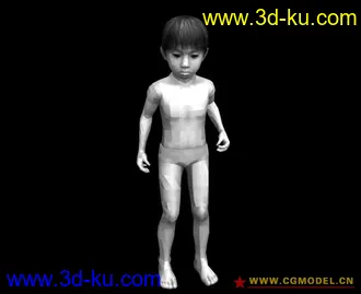 3D打印模型WII体感操作恐怖游戏【咒怨】里面的小男孩“骏雄”！的图片
