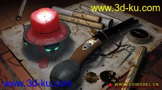 3D打印模型mentalray的场景的图片