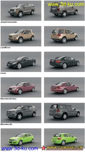 3D打印模型3d车模的图片