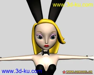 3D打印模型兔女郎的图片