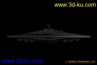 3D打印模型执行者号超级歼星舰的图片