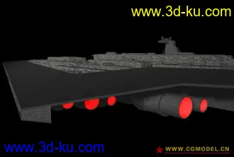 3D打印模型执行者号超级歼星舰的图片