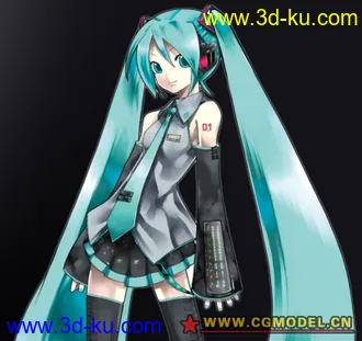 初音MM低精模型的图片