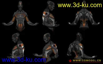 3D打印模型希望是首发 国外cg艺术家作品的图片