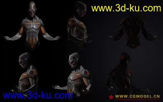 3D打印模型希望是首发 国外cg艺术家作品的图片