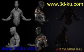 3D打印模型希望是首发 国外cg艺术家作品的图片