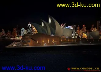 3D打印模型悉尼歌剧院（修正版）的图片