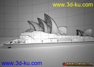 3D打印模型悉尼歌剧院（修正版）的图片