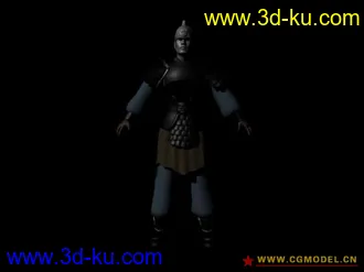 3D打印模型古代战士的图片