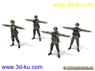 3D打印模型二战大兵的图片