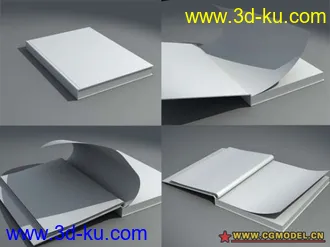 3D打印模型可以翻的书的图片