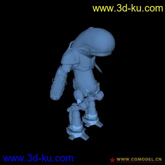 3D打印模型鲸鱼战士的图片