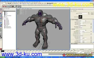 3D打印模型肌肉男+身体骨骼+面部骨骼+权重+部分控制器的图片