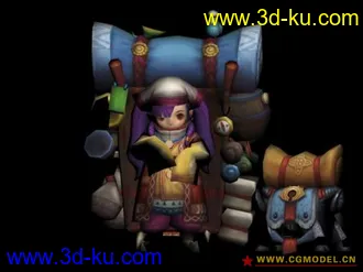 3D打印模型一个很可爱的杂货NPC的图片