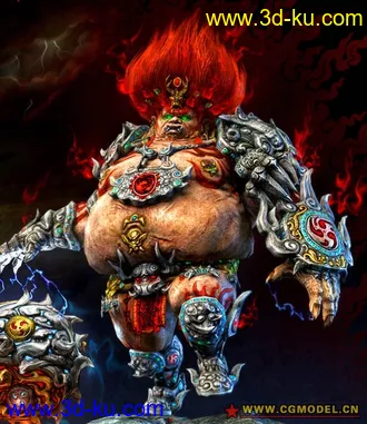 3D打印模型次世代原创角色的图片