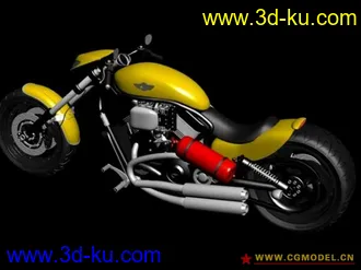 3D打印模型超帅国外概念摩托车harley的图片