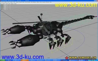 3D打印模型申精..国外巨帅绑定..变形金刚——蝎子的图片