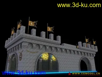 3D打印模型古欧城堡，做的不好不要骂！新手的图片