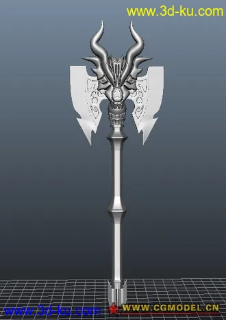 3D打印模型无聊做的斧头的图片