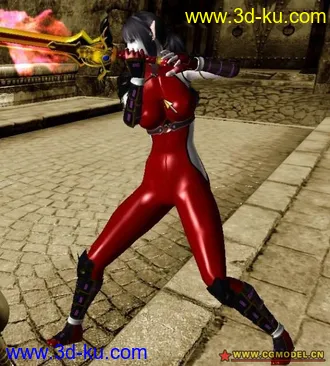 3D打印模型TAKI 刀魂 人物 3DS max的图片