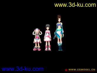 3D打印模型萝莉和御姐（半真人比例）的图片