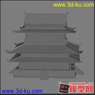 3D打印模型中国古代建筑的图片