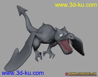 3D打印模型化石翼龙简模的图片