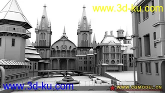 3D打印模型场景的图片