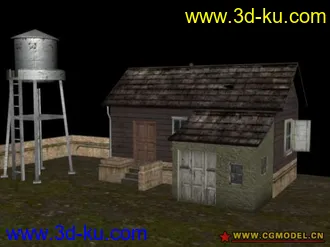 3D打印模型欧美老农场的图片