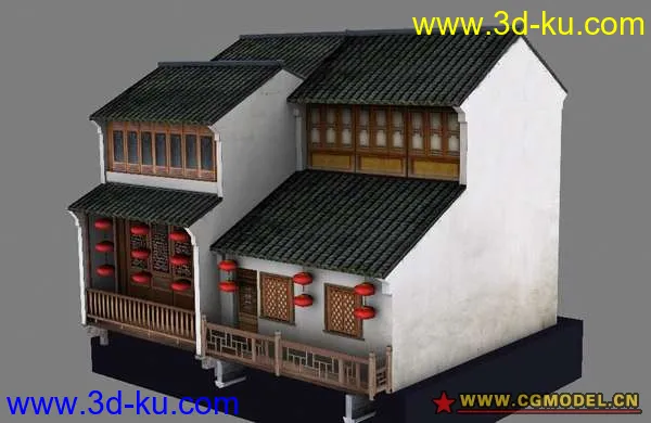 江南民居模型的图片1