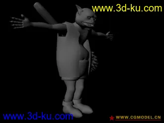 3D打印模型（原创）一头鸟山明风格的哥布林的图片