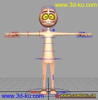 MooMv4.0.3 绑定动画训练模型的图片