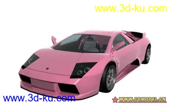 3D打印模型兰博基尼 蝙蝠 跑车场景的图片