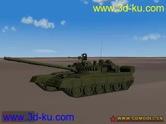 3D打印模型T-80的图片