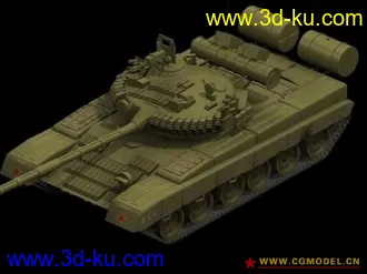 3D打印模型T-80的图片