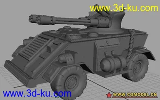 3D打印模型第一上传 分享下  坦克的图片